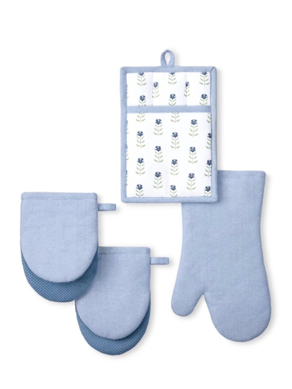 Beautiful Home by Drew Barrymore 4-Piece Oven Mitt, Pot Holder, and Mini Mitt